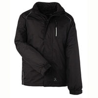 Berufsbekleidung Regenjacke, mit Kapuze, div. Taschen, schwarz, Gr. S - XXXL Version: XL - Größe XL