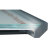 Türschild BOX, Aluminiumrückplatte, 4 mm ESG, Maße (B x H x T): 15,4 x 11,0 x 1,2 cm