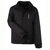 Berufsbekleidung Regenjacke, mit Kapuze, div. Taschen, schwarz, Gr. S - XXXL Version: XL - Größe XL