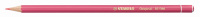 Premium-Buntstift STABILO® Original. auf Kaolinbasis, Stärke der Mine: 2,5 mm, Schreibfarbe der Mine: krapprosa hell***. Farbe des Schaftes: in Minenfarbe. 6,3 mm