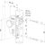 Skizze zu Gittertorschlossset LAKZ4i4i mit Türknopf Kidloc, für 40 mm Profile, Alu RAL7040