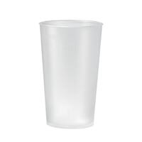 Artikelbild Drinking cup "Returnable" 0.4 l, transparent-milky