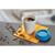 Coffee mug "Premium" small, upcycling, white/ocean