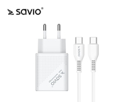 SAVIO LA-05 CHARGEUR D'APPAREILS MOBILES BLANC INTÉRIEURE ELMAK