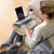 Laptopunterlage / Laptop Kissen COMFILAP I 55 x 34 cm braun hjh OFFICE