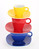 Alfredo Trendgeschirr Multicolor Tassenturm für Espresso, Cappuccino & Caffé