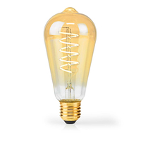 Nedis LBDE27ST64GD2 LED-lamp Extra warm licht, Warm wit 2100 K 3,8 W E27 G