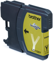 Brother LC-1100Y Yellow Ink Cartridge Blister Pack inktcartridge Origineel Geel