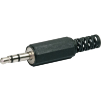 Schwaiger KSS8170533 kabel-connector 3.5mm Zwart, Chroom