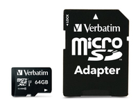 Verbatim Pro 64 Go MicroSDXC UHS Classe 10