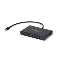 StarTech.com 3 Port Multi Monitor Adapter - Mini DisplayPort auf HDMI MST Hub - Triple 1080p oder Dual 4K 30Hz - Video Splitter für erweiterten Desktop-Modus unter Windows - mDP...