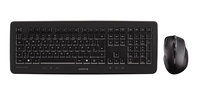 CHERRY DW 5100 toetsenbord Inclusief muis RF Draadloos Amerikaans Engels Zwart