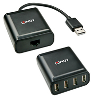 Lindy 42679 Schnittstellen-Hub USB 2.0 Schwarz