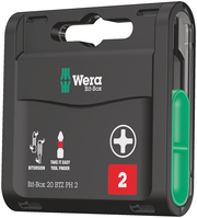 Wera Bit-Box 20 BTZ PH punta de destornillador 20 pieza(s)