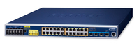 PLANET IGS-6325-24UP4X netwerk-switch Managed L3 Gigabit Ethernet (10/100/1000) Power over Ethernet (PoE) 1U Blauw