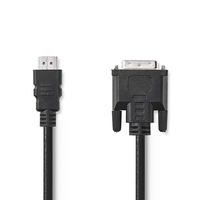 Nedis CCGB34800BK20 video kabel adapter 2 m HDMI Type A (Standaard) DVI-D Zwart