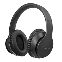 LogiLink BT0053 słuchawki/zestaw słuchawkowy Bezprzewodowy Opaska na głowę Muzyka Bluetooth Czarny