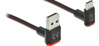 DeLOCK 85276 USB kábel 1 M USB 2.0 USB A USB C Fekete