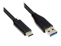 EXSYS EX-K1584-2.0 USB cable USB 3.2 Gen 1 (3.1 Gen 1) 2 m USB A USB C Black