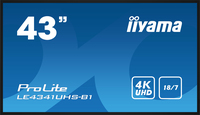 iiyama LE4341UHS-B1 Signage-Display Digital Signage Flachbildschirm 108 cm (42.5") LCD 350 cd/m² 4K Ultra HD Schwarz 18/7