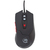 Manhattan Wired Optical Gaming USB-A Mouse with LEDs (Clearance Pricing), 480 Mbps (USB 2.0), Six Button, Scroll Wheel, 800-2400dpi, Black with Red Buttons, Three Year Warranty