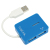 LogiLink USB 2.0 4-Port Hub 480 Mbit/s Niebieski