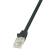 LogiLink 0.25m Cat.6 U/UTP câble de réseau Noir 0,25 m Cat6 U/UTP (UTP)