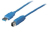 shiverpeaks 3 m USB 3.0 USB Kabel USB 3.2 Gen 1 (3.1 Gen 1) USB A USB B Blau