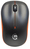 Manhattan Success Wireless Mouse, Black/Orange, 1000dpi, 2.4Ghz (up to 10m), USB, Optical, Three Button with Scroll Wheel, USB micro receiver, AA battery (included), Low frictio...