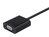 Monoprice 12790 video cable adapter VGA (D-Sub) DisplayPort Black