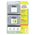 Avery 8001-5 étiquette à imprimer Gris clair, Blanc Imprimante d'étiquette adhésive