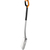 Fiskars 1003683 shovel/trowel Garden trowel Plastic, Steel Black, Orange, Stainless steel