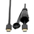 Tripp Lite P569-003-IND Cable HDMI de Alta Velocidad con Conector con Capucha industrial, Especificación IP68, 4K, Ethernet, M/M, Negro, 0.91 m [3 pies]