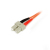 StarTech.com Fiber Optic Cable - Multimode Duplex 50/125 - LSZH - LC/SC - 1 m