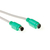 ACT Mouse extension cable PS/2 male - PS/2 female 3 m PS/2-Kabel Elfenbein