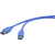 Renkforce RF-4262127 USB-kabel 1,8 m USB 3.2 Gen 1 (3.1 Gen 1) USB A Blauw