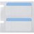 Brady B33-310-494-BL etiqueta de impresora Azul, Blanco Etiqueta para impresora autoadhesiva