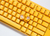 Ducky One 3 Yellow Gaming Tastatur RGB LED - MX-Clear US toetsenbord USB Amerikaans Engels Geel