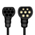 LogiLink EVC0127 câble de chargement de véhicules électriques Noir Type 2 3 5 m