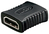 Microconnect HDM19F19F tussenstuk voor kabels HDMI Type A Zwart