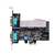 StarTech.com 2-Port PCIe Seriële Adapter Kaart, Quad PCI Express naar RS232/RS422/RS485 (DB9) Serial Kaart, Incl. Low-Profile Beugel, 16C1050 UART, Windows/Linux, TAA Compliant,...