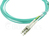 BlueOptics BK839A Glasvezel kabel 2 m LC OM3 Aqua-kleur