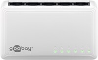 Goobay 5-Port Gigabit Ethernet Netzwerk-Switch - 5x RJ45-Buchsen, Autonegotiation, 1000 Mbit/s