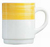 Henkelbecher 0,25 l aus Opalglas Form BRUSH - Yellow / Gelb von Arcoroc