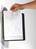 Durable VARIO WALL 5 Panel Magnetic Display Panel Document Holder | A4 Black