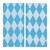 Relaxdays Bierzeltgarnitur Auflage, 3er Set, bayrisch, Biertisch Tischdecke 250x100cm, 2 Bierbankauflagen, weiß-blau