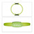 Bluefinity Pilates Ring mit Übungen, Doppelgriff, gepolstert, Widerstandsring Yoga, Fiberglas, Fitness Ring Ø 37cm, grün