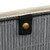 Relaxdays Brotkorb, Paris Design, Bambus, abnehmbare Stoffeinlage, HBT: 16 x 34 x 24 cm, ovaler Frühstückskorb, schwarz
