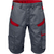 Fristads Shorts Fusion 2562 STFP, Gr. 56, Grau/Rot, 65% Polyester, 35% Baumwolle, 260 g/m²