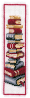 Counted Cross Stitch Kit: Bookmark: Books